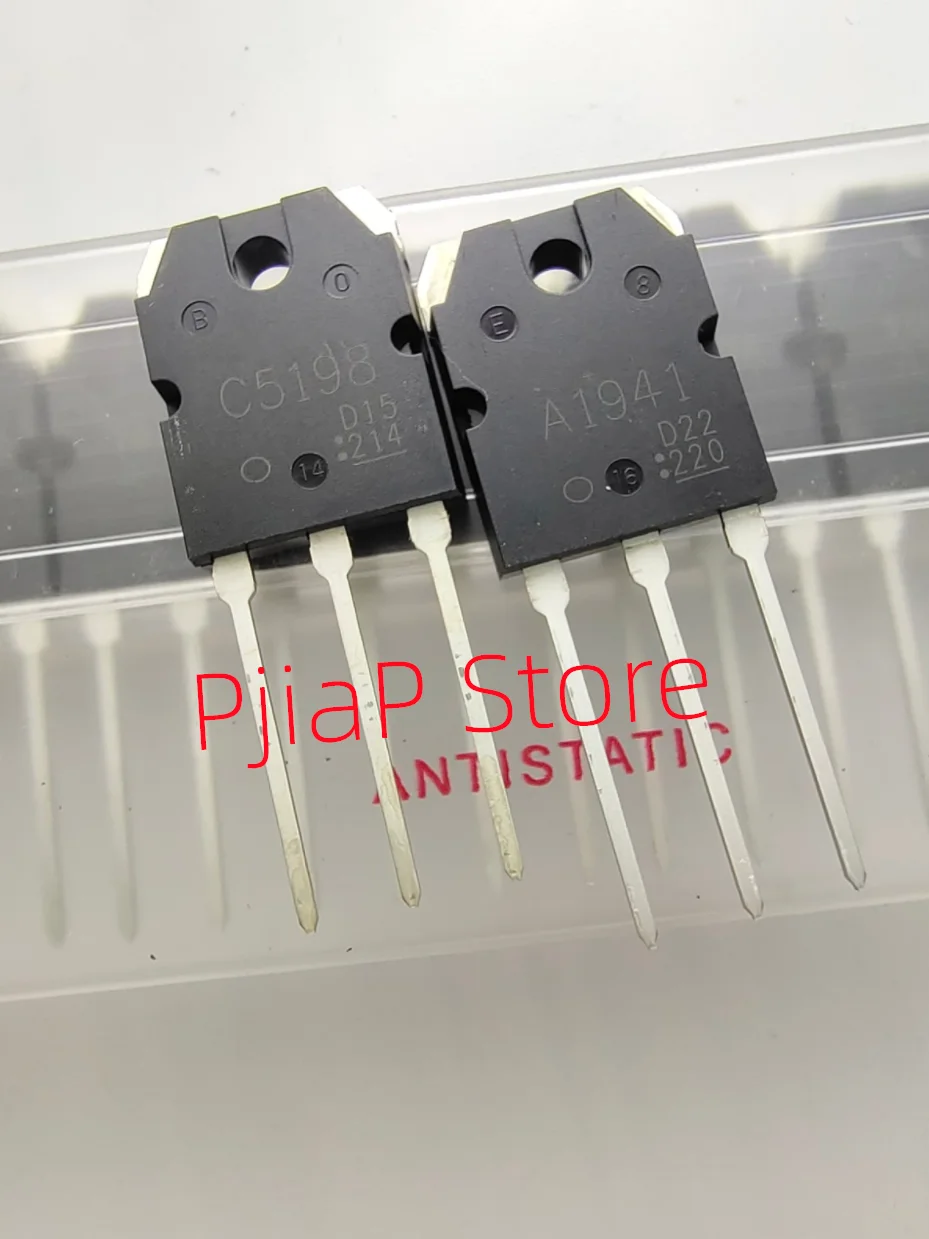 

5Pair new original 2SA1941 2SC5198 A1941 C5198 TO-247 Audio Power Amplifier Transistor