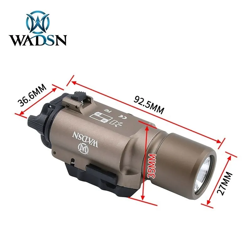 WADSN Тактический X300 Flash светильник X300U surefir оружейный Gloc17 винтовочный пистолет