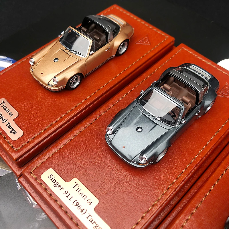 

Makeup MU1:64 Porsche singer Targa 964 convertible resin car model collection decoration gift
