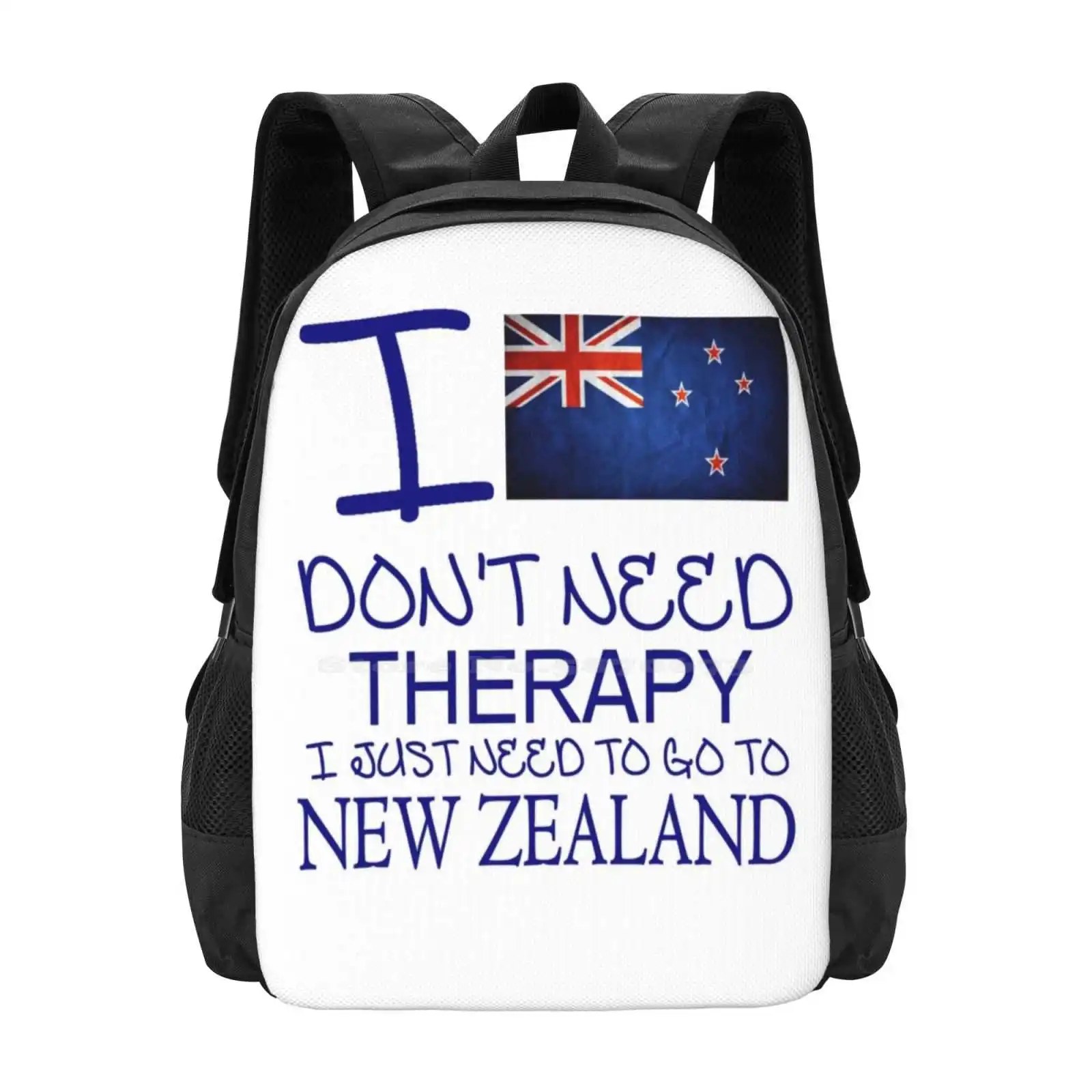 

Мне не нужна терапия, мне просто нужно идти в рюкзак из Новой Зеландии для студентов, школьный, дорожный рюкзак для ноутбука, Новая Зеландия, я не терапию