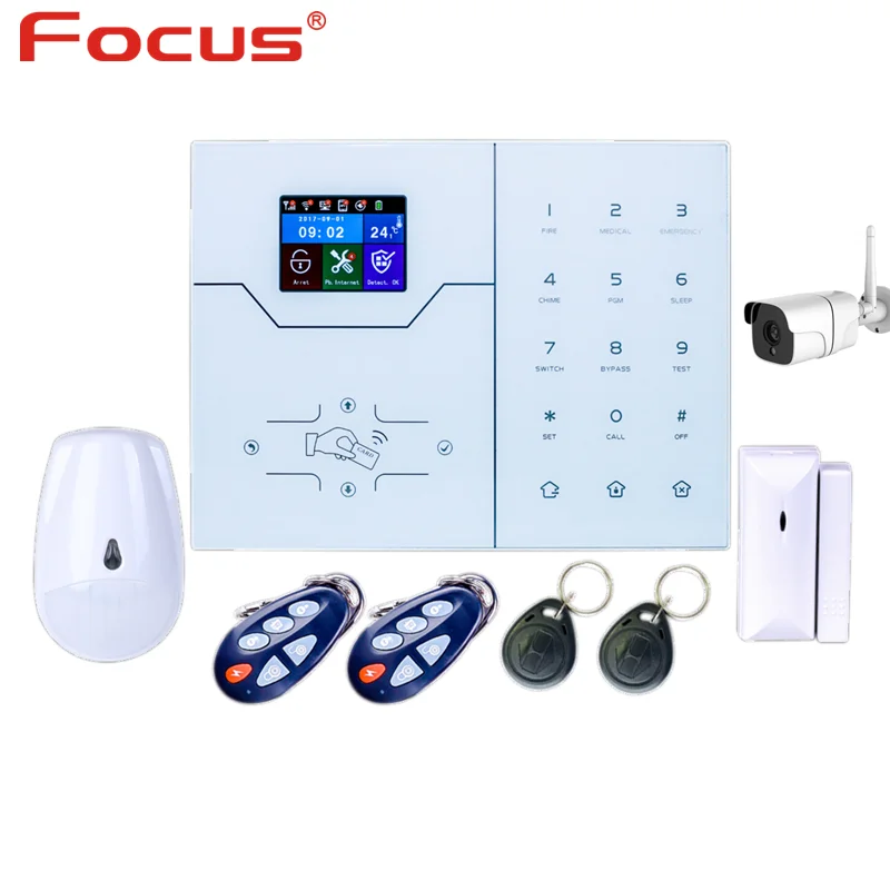 New Design Meian HA-VGW Wifi Alarm System With IP Camera linkage GSM Smart Home Security Alarm With App Control enlarge
