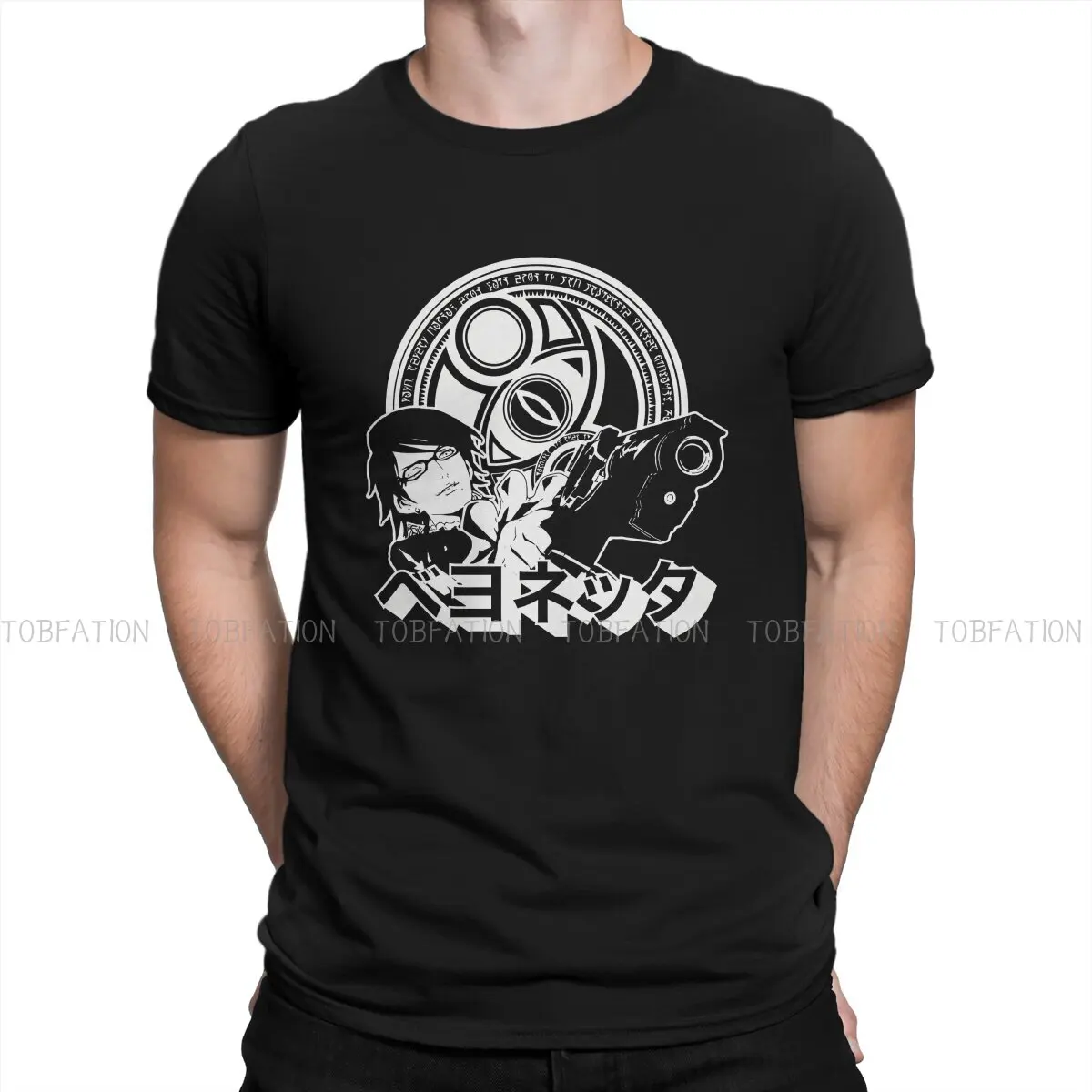 

Umbra Witch O Neck TShirt Bayonetta Game Fabric Original T Shirt Men Clothes Individuality Fluffy