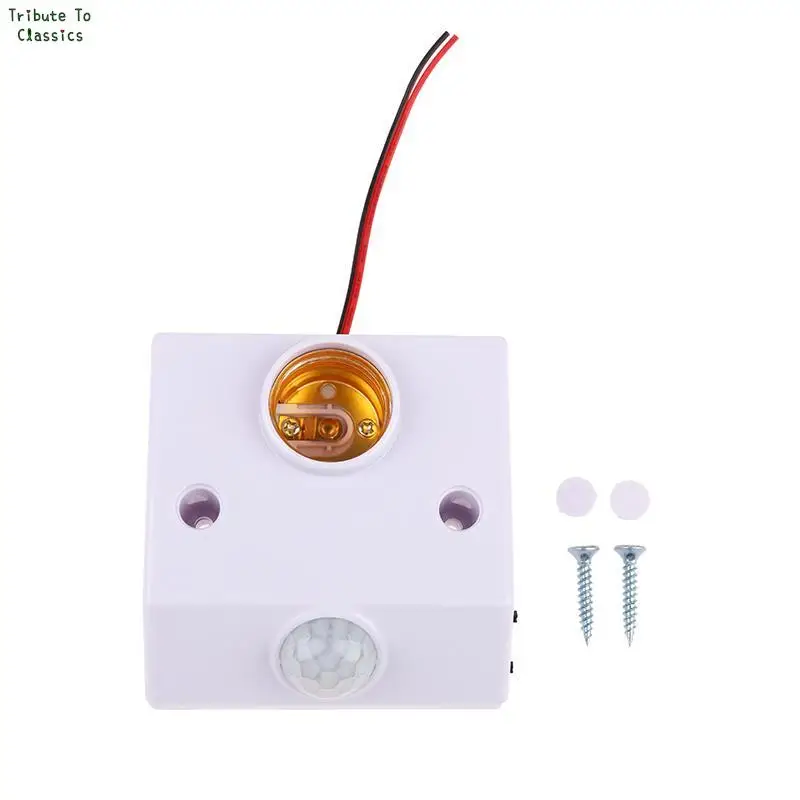 

NEW Lampholder Nut Socket With PIR Motion Sensing Switch Lamp Holder Nut Socket Bulb Socket AC 90V-250V