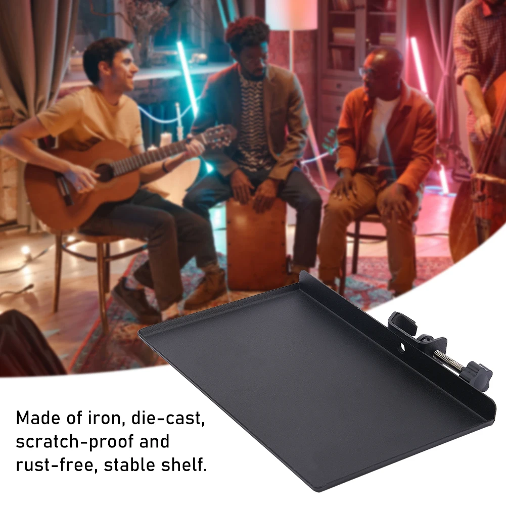 

Storage Durable Live Tripod Sound Card Tray Accessories Broadcast Holder Replacement Bracket Iron Microphone Stand Phone Clip