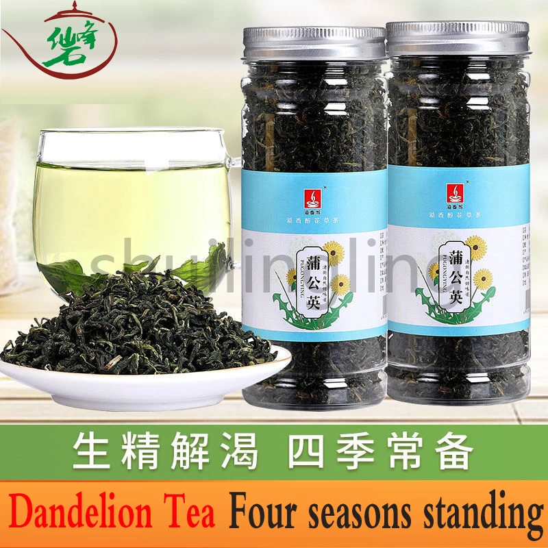 

Dandelion Tea Mother-in-law Ding Changbai Mountain Natural Dandelion Root Health Preserving Four Season Flower Tea 50g/ Can
