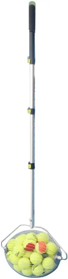 

Насадка для сбора мяча, насадка для теннисного пиклбола, Бейсбольного софтбола, регулируемая длина ручки, прочная сталь