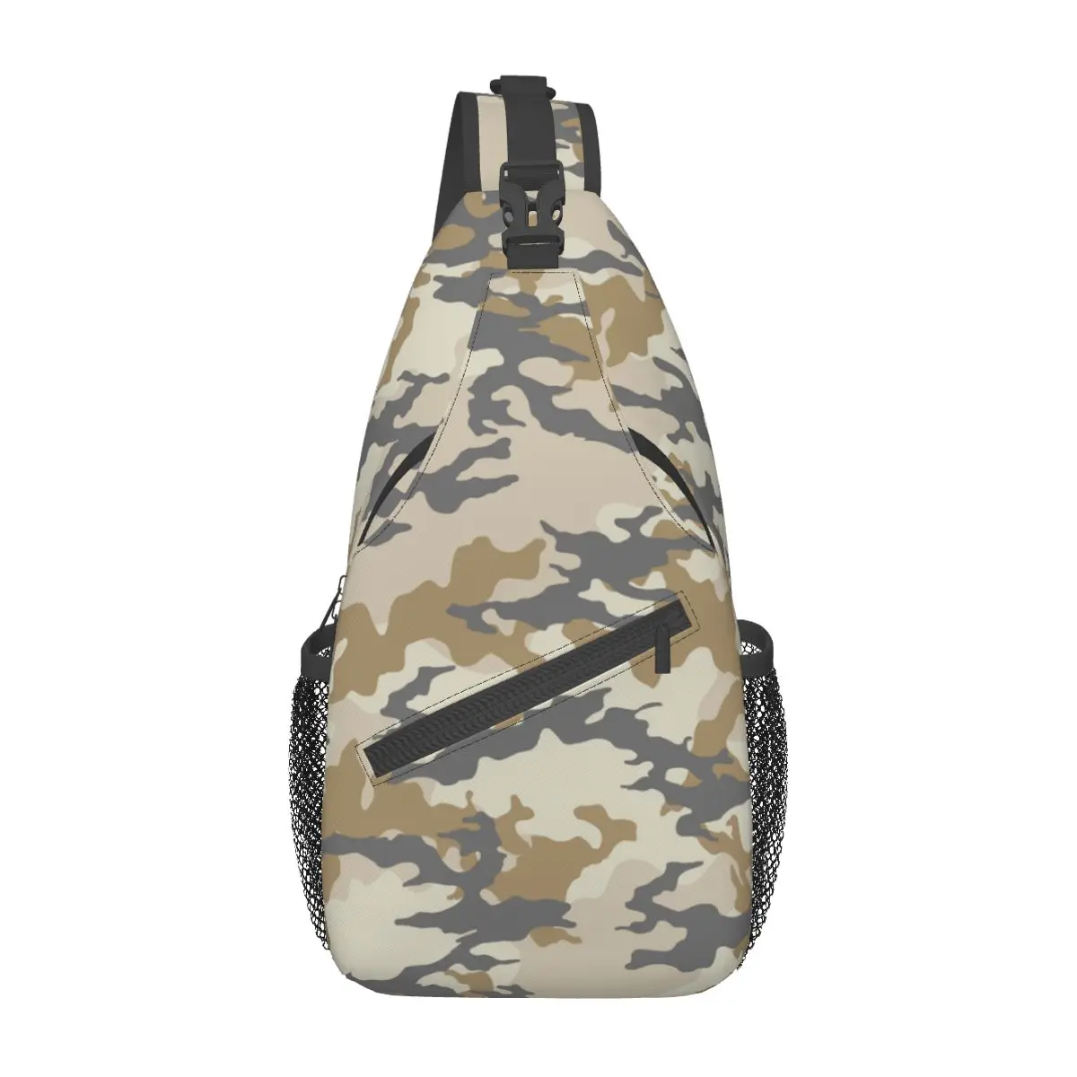 Polish Camouflage Sling Bag Chest Crossbody Shoulder Sling Backpack Travel Hiking Daypacks Grom Camo Fashion Satchel