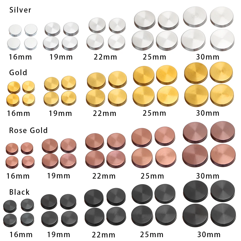 Зеркальные крепежные винты из нержавеющей стали 4 шт