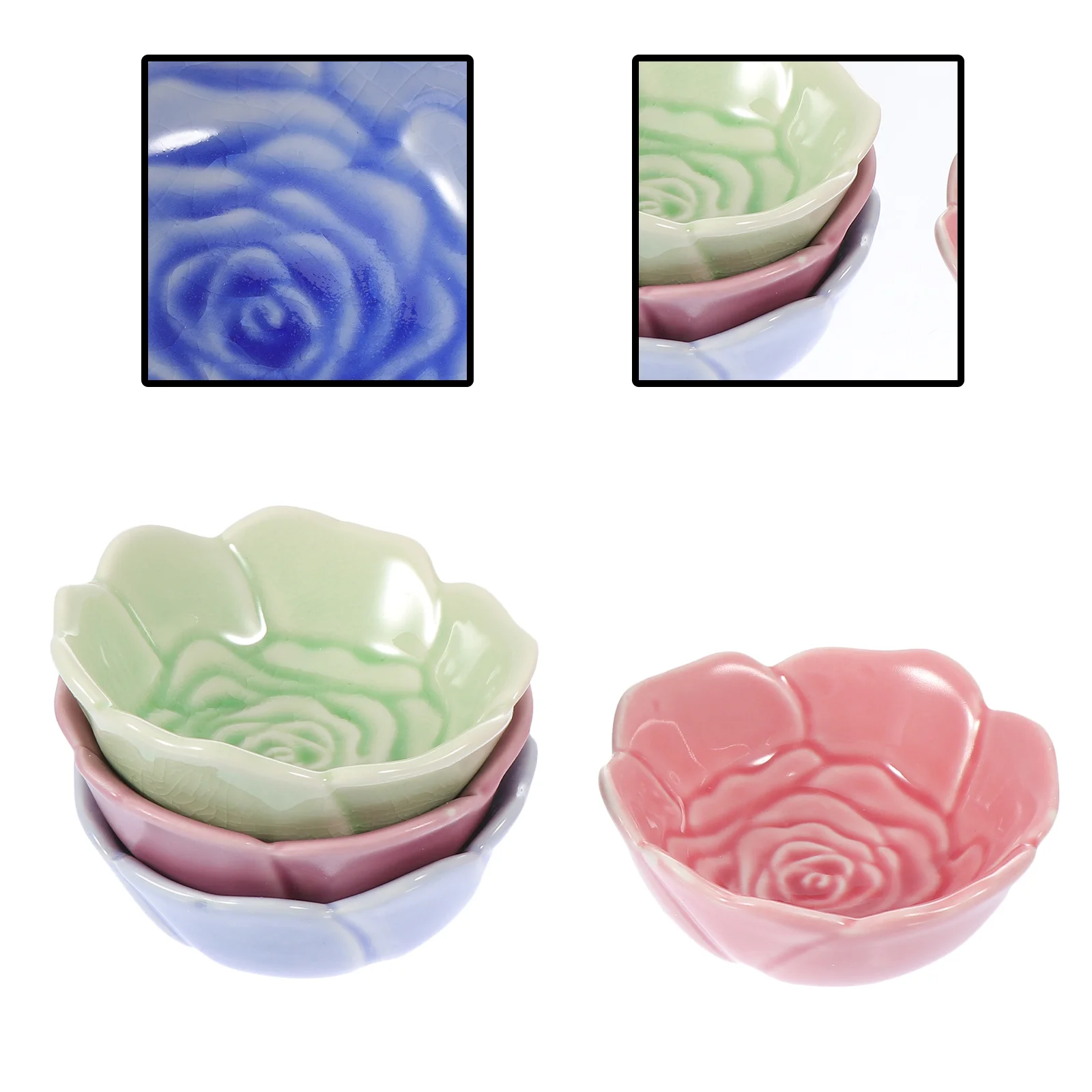 

4 шт., керамические тарелки для приправ, горчичного цвета