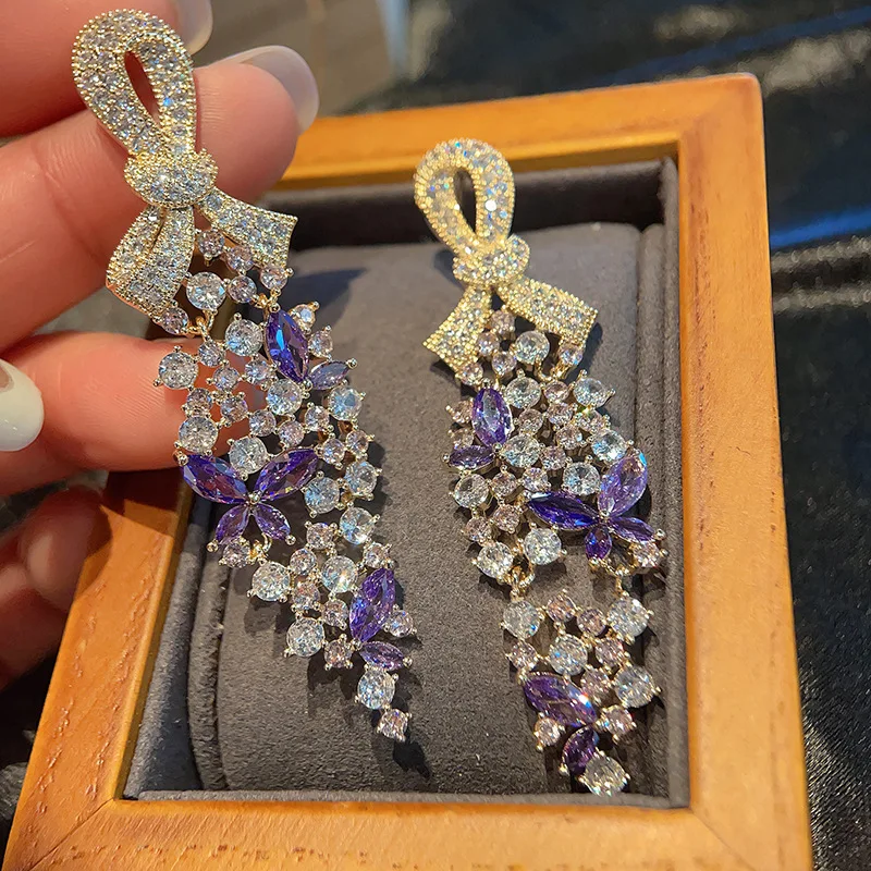 

Серьги-подвески женские из серебра 925 пробы, с кисточками