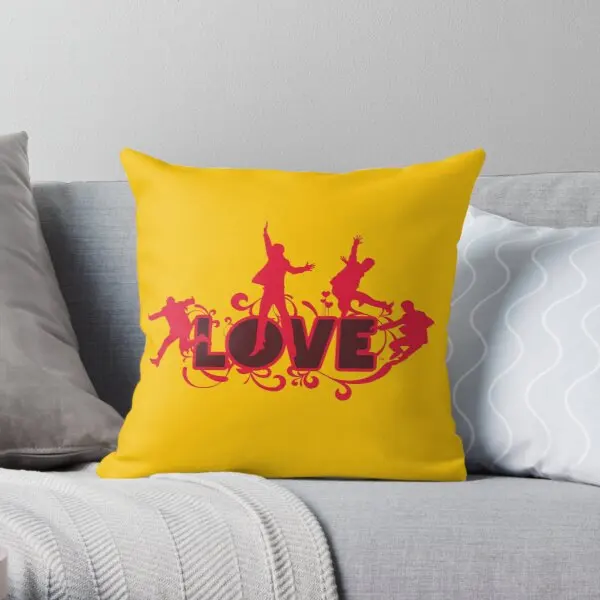 

Love Album Cover Printing Throw Pillow Cover Waist Anime Hotel Home Wedding Fashion Soft Office Bedroom Pillows not include