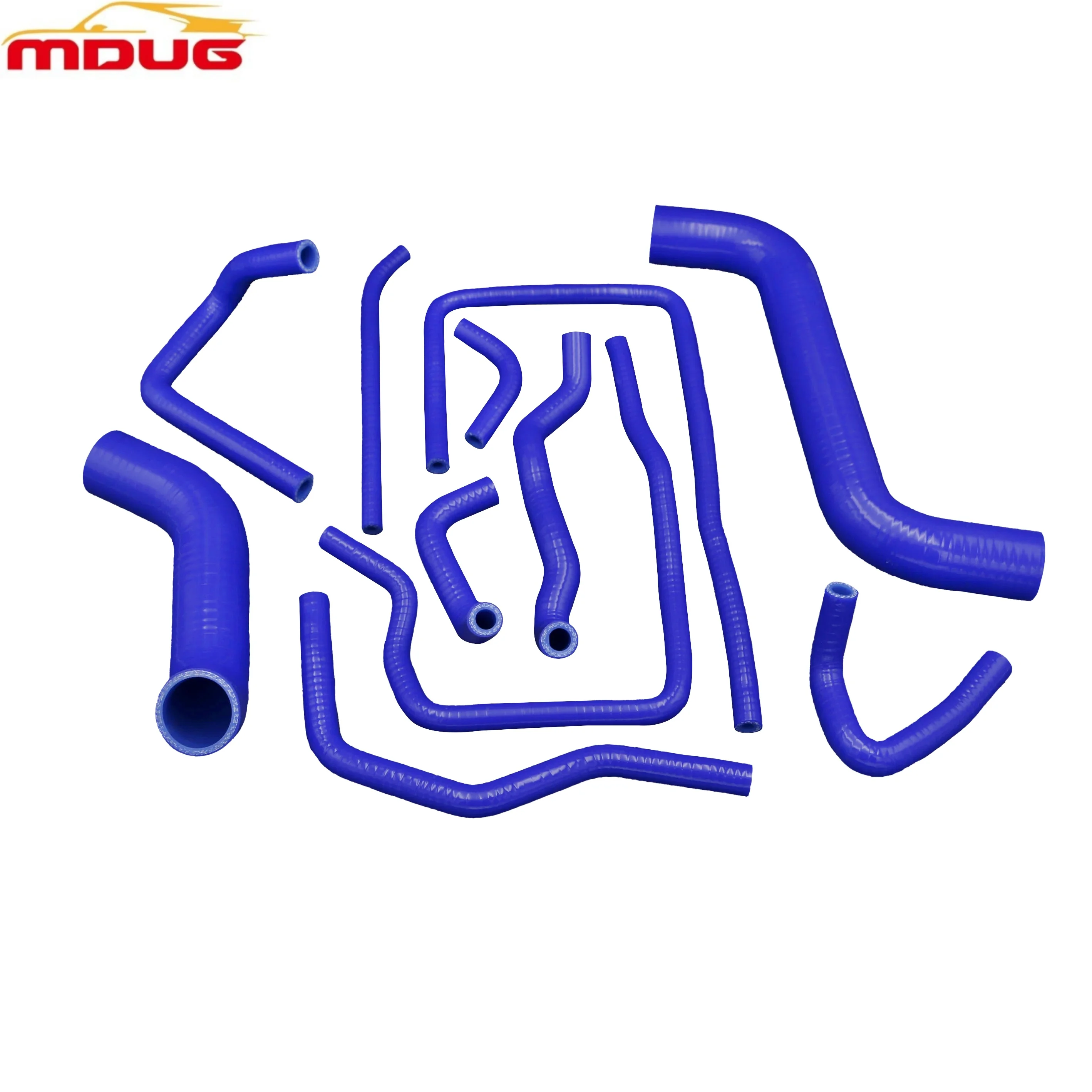 Фото Комплект силиконовых патрубков радиатора MDUG (9 шт.) для Subaru Impreza GDB GDA 2.0 WRX STI 2000-2009 №1