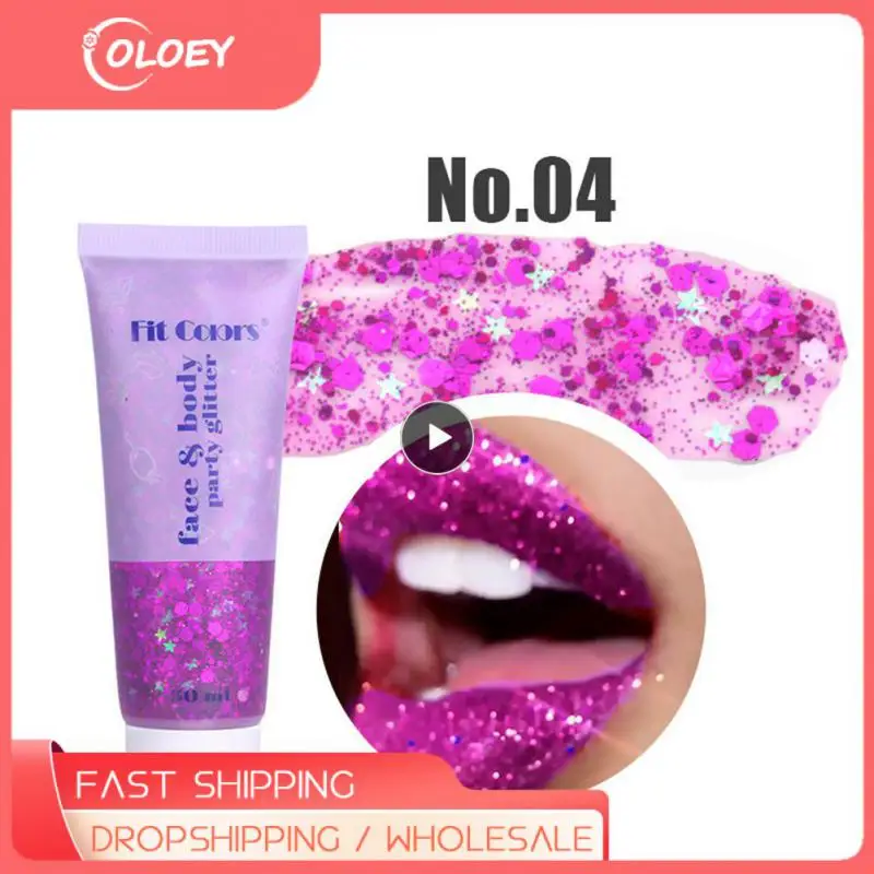 Ful Shiny Sequins Nail Hair Eyes Glitter Face Body Glitter Gel Cosmetics