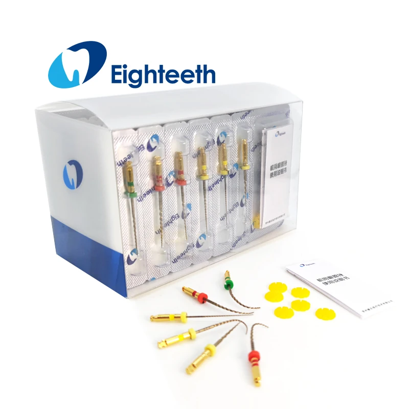 

Eighteeth E-FLEX Dental Root Canal File Heat-Activated Rotary Nitinol Tooth Pulp Files Thermally Activated Nickel-Titanium Endo