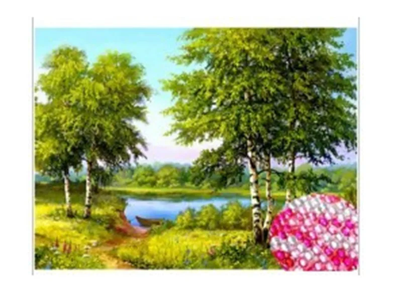 

2022 HOT 5D CRYSTAL tree painting DIY Diamond Painting Round Diamond Embroidery Mosaic Picture of Rhinestone for CHRISTMAS zx