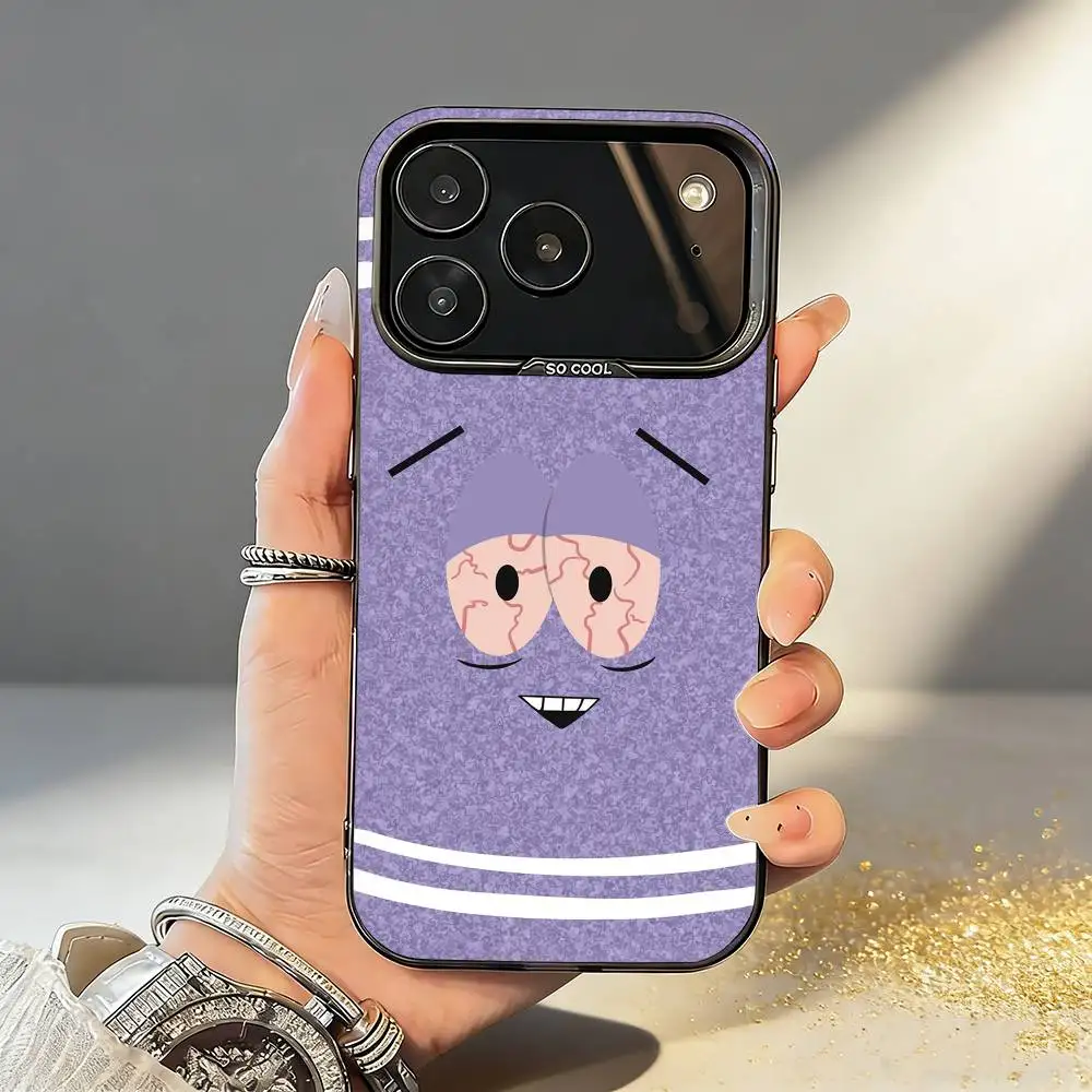Фото Чехол для телефона S-South Park T-Towelie для iPhone 17, 16, 15, 14, 13, 12, 11, Pro, MAX, серый матовый силиконовый, черный №5