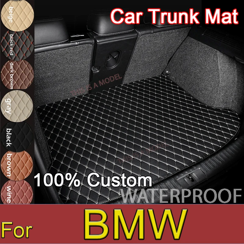 Коврик для багажника автомобиля BMW 3 5 7 серии GT X1 X2 X3 X4 X5 X6 IX3 I3 IX I4 i5 ix1 i7 Z4 задний