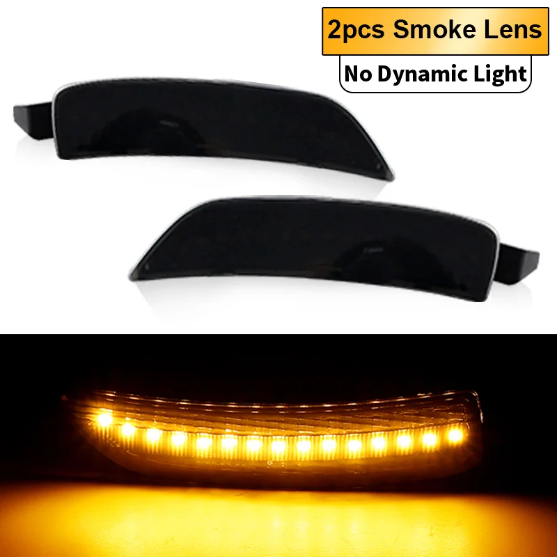 

2 шт. для Mazda Miata MX5 ND 2016-2020 светодиодный передний янтарный боковой габаритный фонарь на крыло, отражатель бампера, указатель поворота Mazda ND Canbus