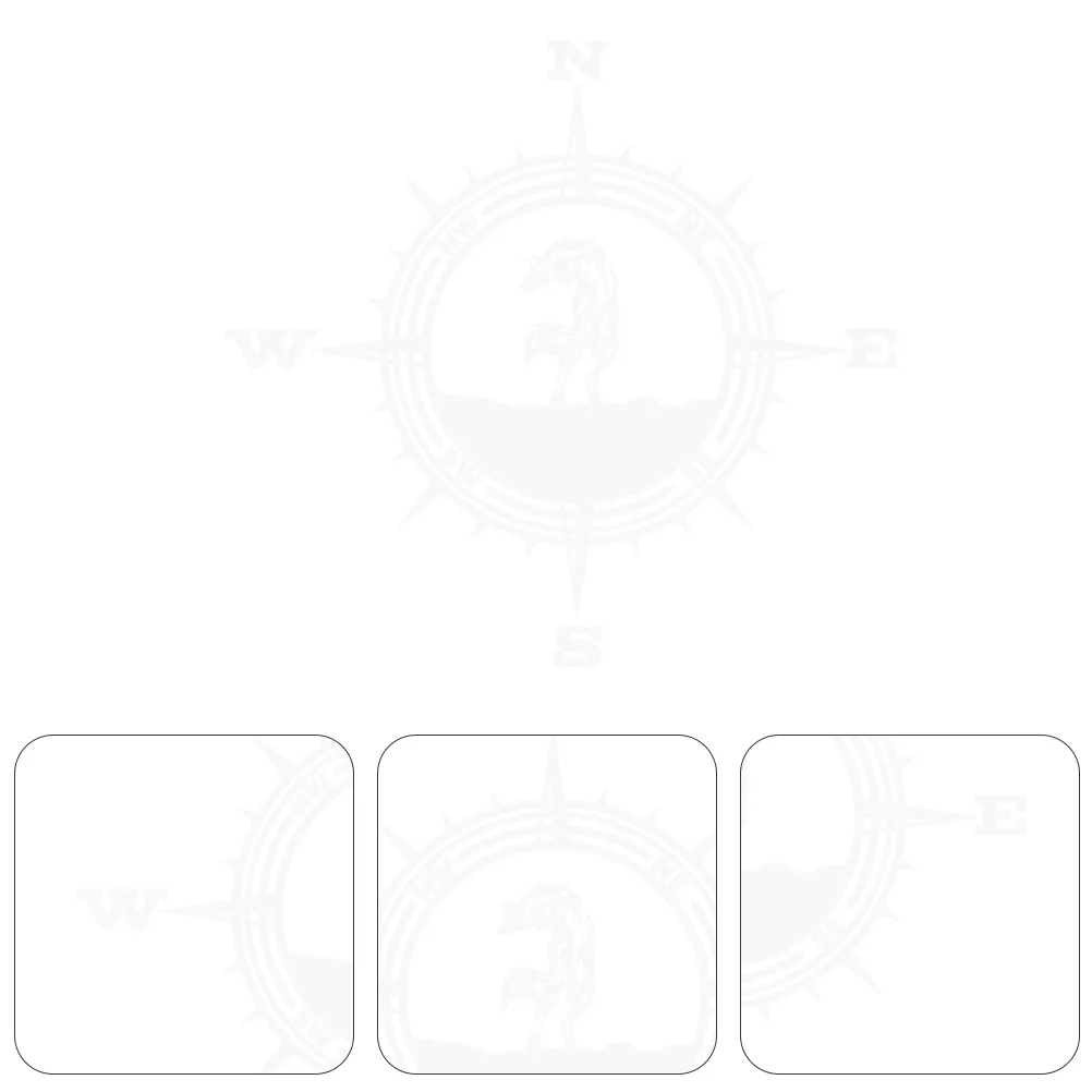 

Compass Car Decal Beautiful Vinyl Wall Sticker Cool Car Decorative Decal