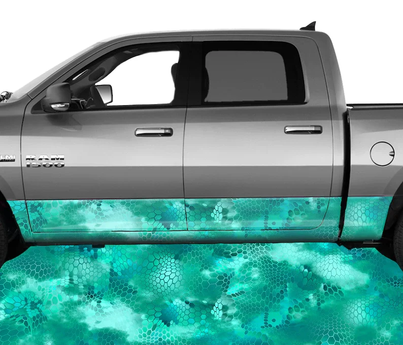 

Комплект обмотки камуфляжной панели Aqua Хамелеон Camo-боковая наклейка для грузовика камуфляж V3