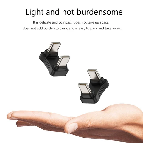 Переходник 2 в 1 «Папа-папа» USB C, адаптер Type C 2,0 480 Мбит/с, передача данных PD65W, зарядка для MacBook Pro, Samsung, Xiaomi, Huawei