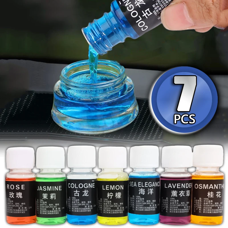 

10ml Car Perfume Refill Air Vent Clip Empty Bottle Car Air Freshener Supplement Outlet Essential Oil Perfume Replenishment