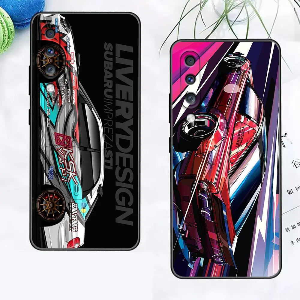 

Tokyo JDM Drift Sports Car Funda Case For Samsung Galaxy NOTE 20 10 9 8 M62 M53 M33 M32 M30 M23 M20 M10 5G J8 J7 J6 Case Shell