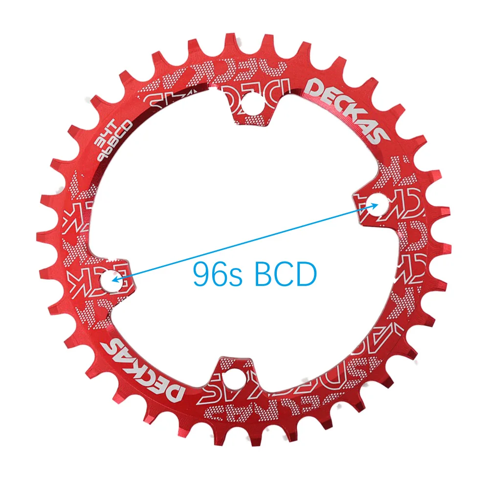 Deckas 96BCD круглая Звездочка 32T 34T 36T 38 зубьев 96 BCD для M7000 M8000 M9000 велосипедная