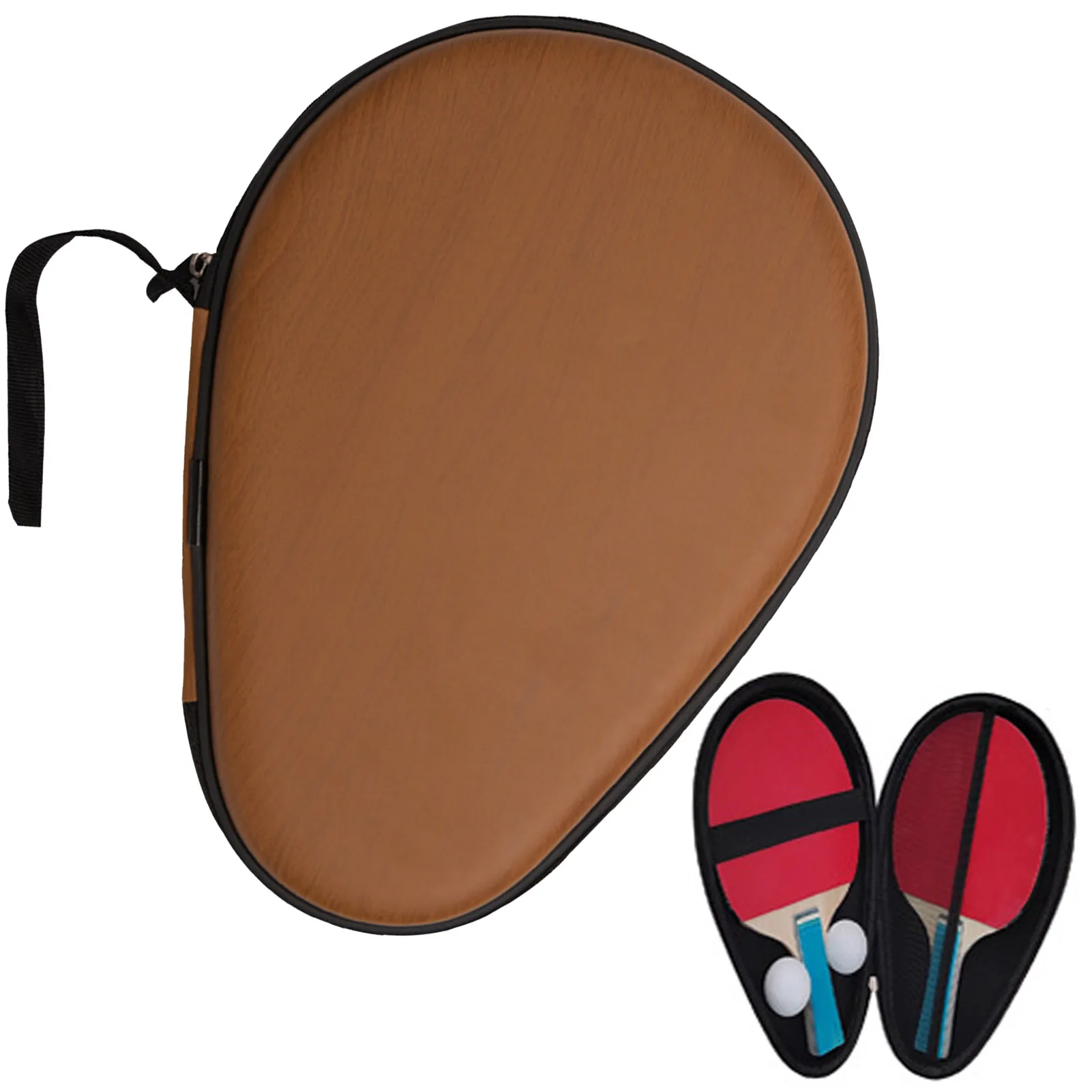 

Защитный чехол для настольного тенниса, прочное водонепроницаемое покрытие, практичная спортивная сумка на молнии с застежкой и ручкой для...