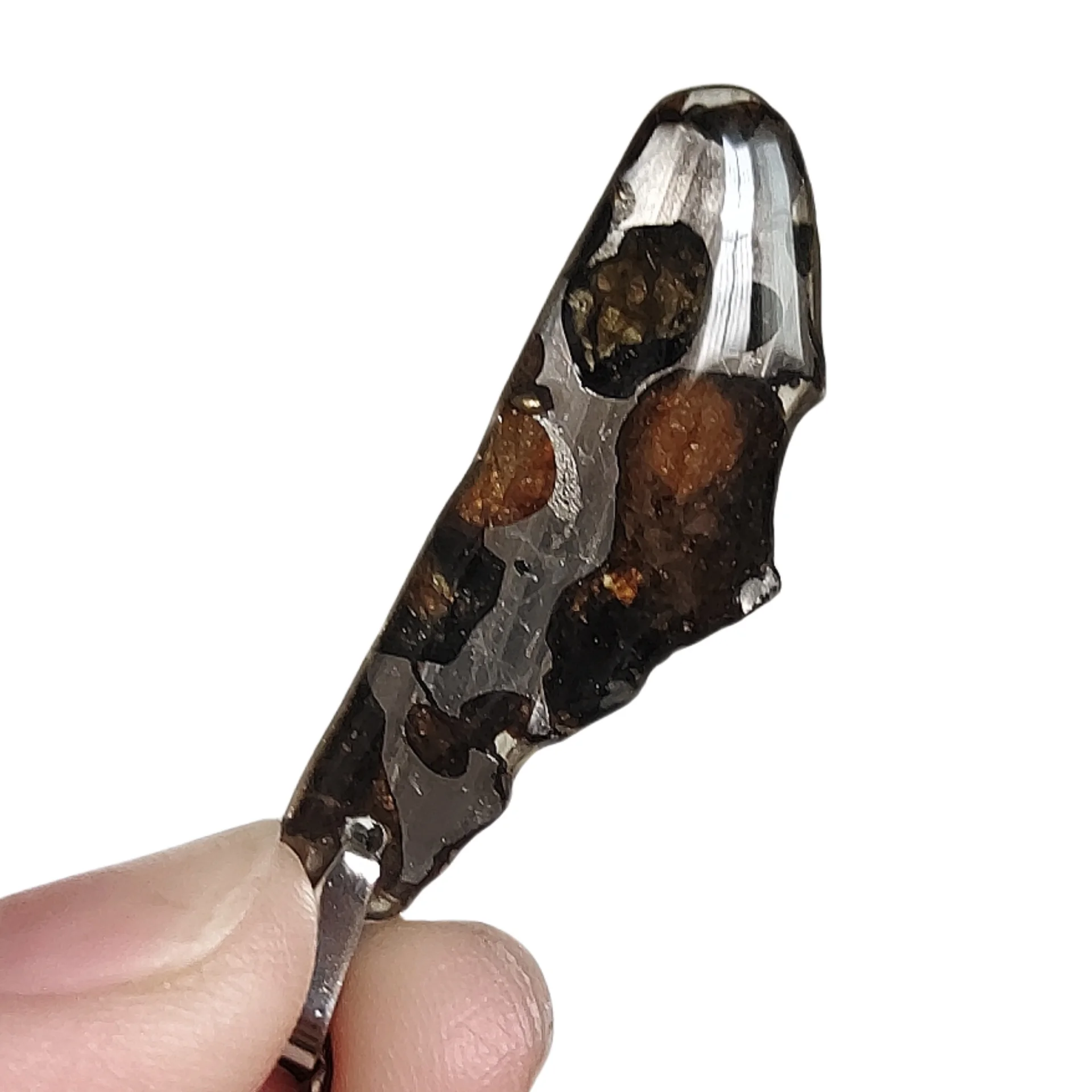 2 7 г Seymchan Pallasite оливковый метеорит кулон премиум-класса образец натурального