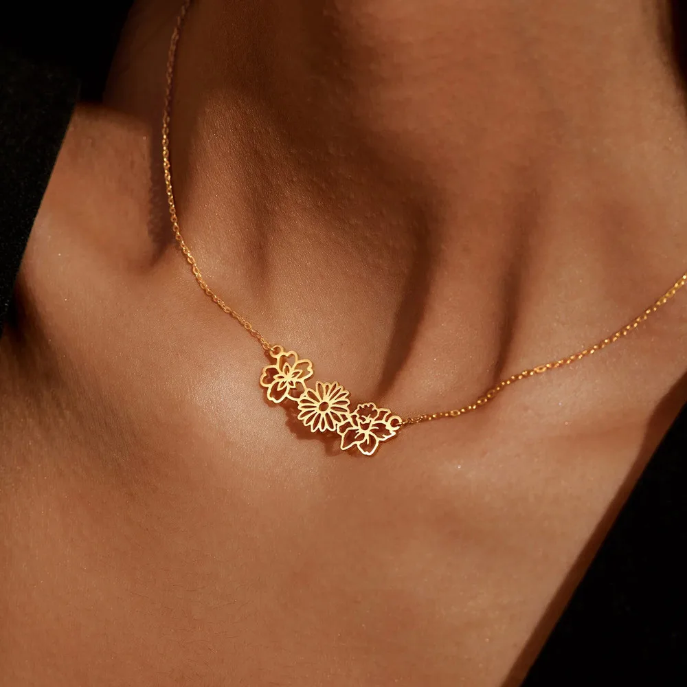 Цепочка-чокер женская из нержавеющей стали выразительное ювелирное изделие под