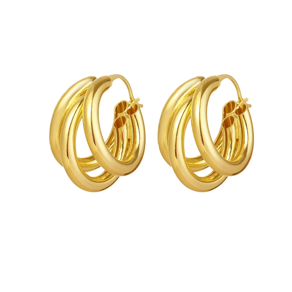 

Bettyue Fashion Statement Punk Style Noble Gold Color Earring Female Bridal Wedding Party Charming Jewelry Elegant Gift