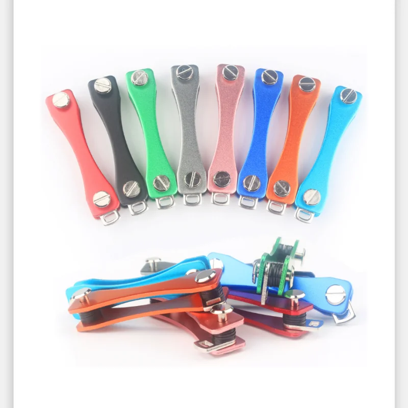 

DHL 200 шт., алюминиевый держатель для автомобильных ключей