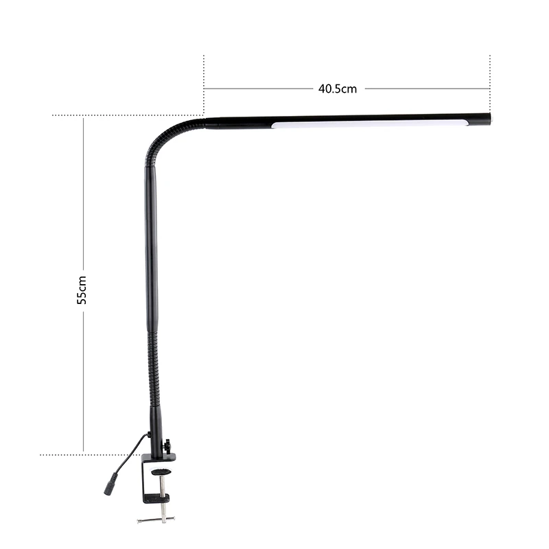 led 2 in 1 clip on desk lamp mobile phone bracket light dimming aluminum alloy folding light for bed living room office computer free global shipping