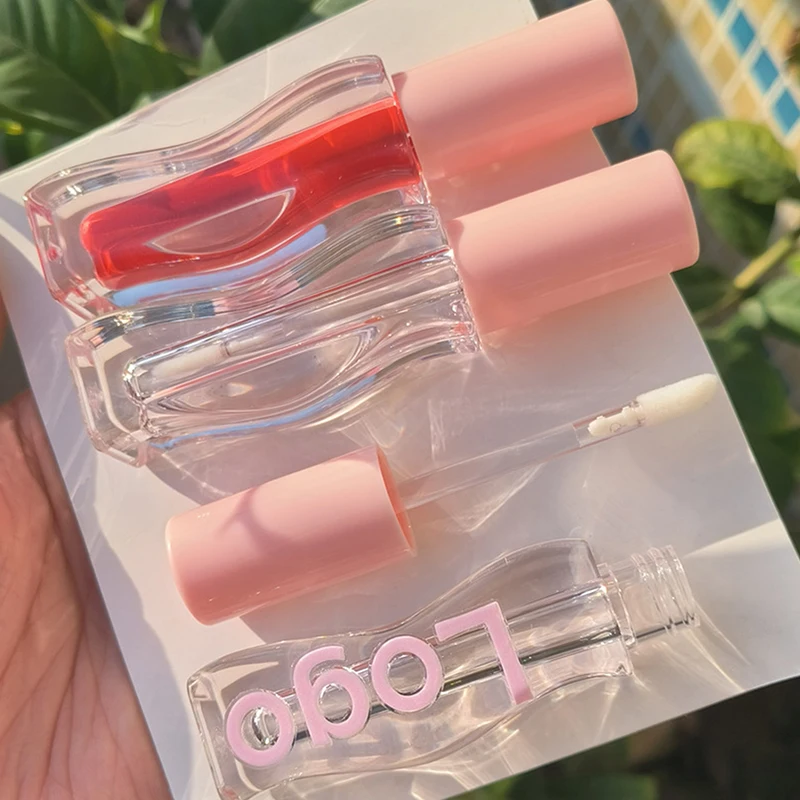 2 5 мл тубы для блеска губ с волнистыми линиями жидкая помада пустая глазурованная