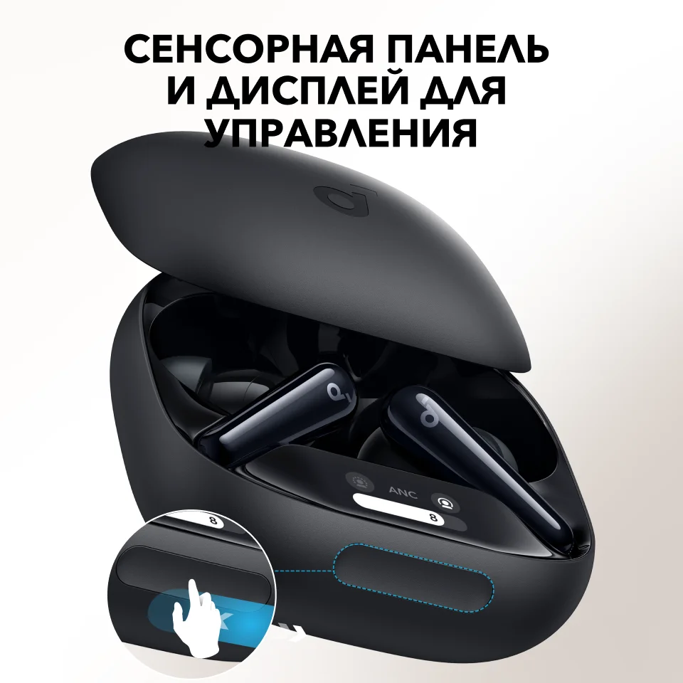 Фото Беспроводные Bluetooth-наушники Soundcore by Anker Liberty 4 Pro с шумоподавлением №3