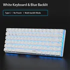 Механическая игровая клавиатура Ak33 Rgb, 82 клавиши, беспроводная механическая клавиатура с алюминиевой панелью, совместима с Bluetooth