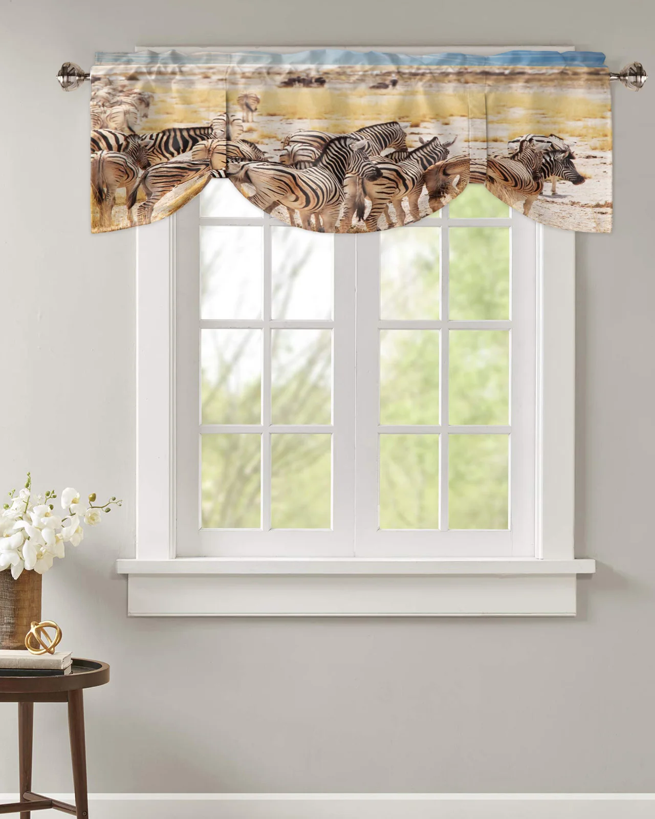 Африканское зеленое Полосатое искусственное пространство шкафа-вверх балдахин