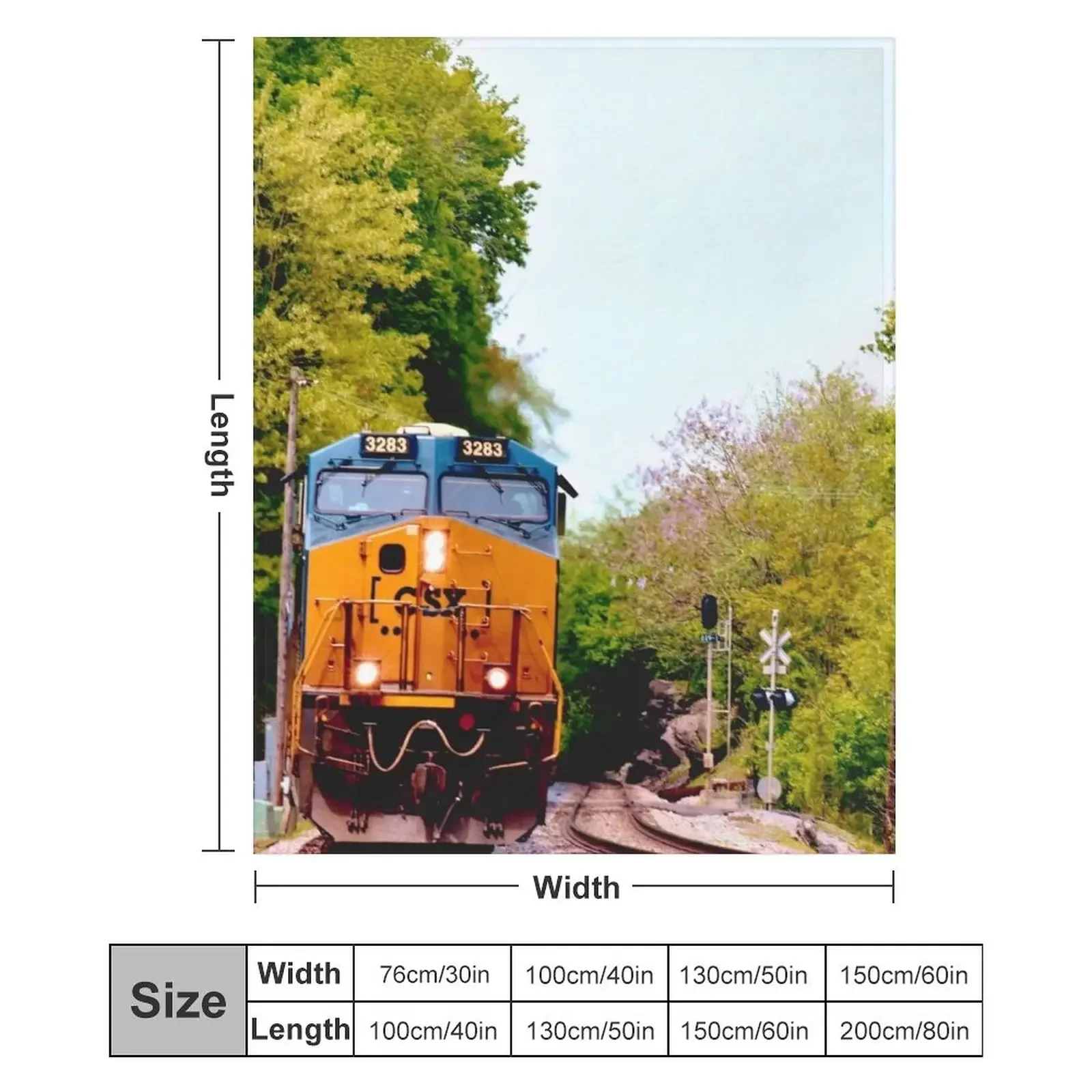 CSX Locomotive 3283 одеяло Harpers брошенное на Хэллоуин тонкие одеяла