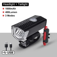 bike light usb rechargeable mtb bicycle front rear taillight cycling safety warning light waterproof lamp bicycle accessories