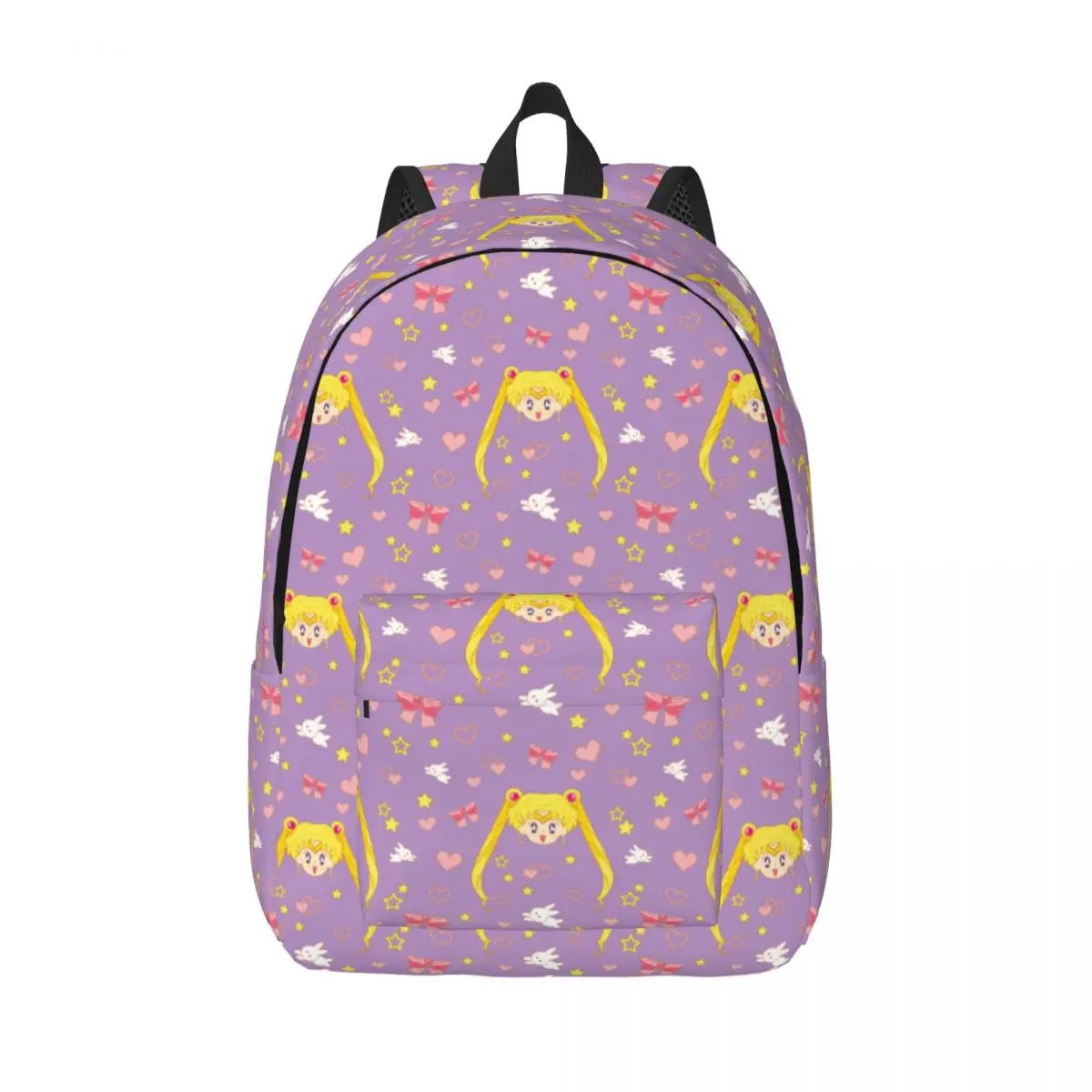 

Girl Moon Sailors Backpack Middle High College School Student Bookbag Teens Canvas Daypack Durable