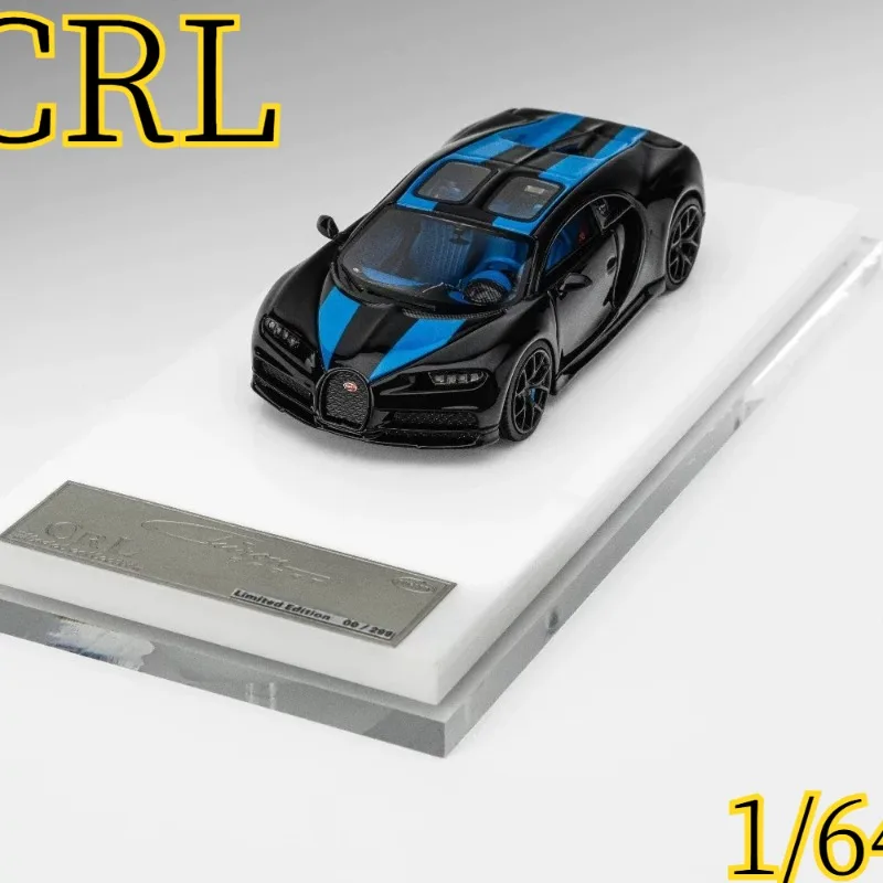 Фото CRL 1/64, смола, Bugatti, Chiron, Kailong, Art resin, миниатюрная модель автомобиля Chiron, коллекционный предмет, фигурка для взрослых, подарок для мальчика №5