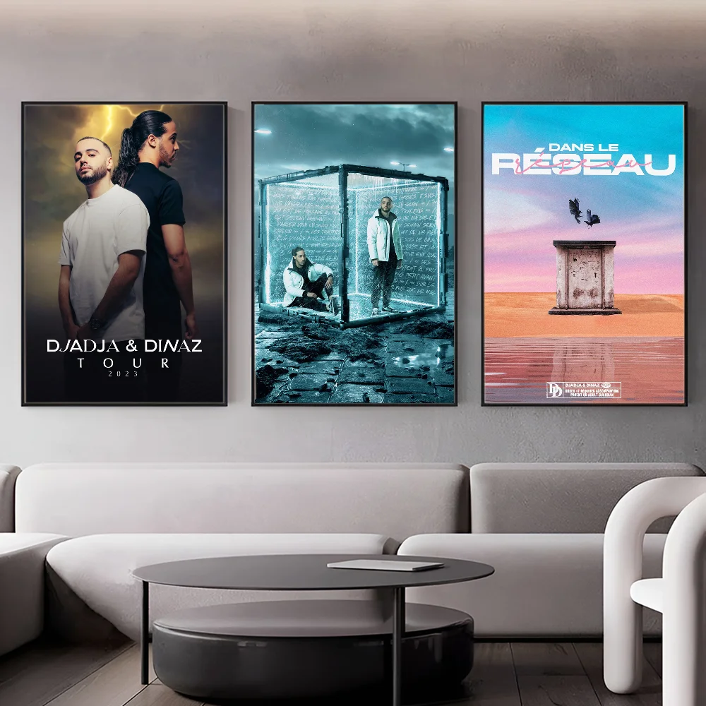 Постер Djadja Dinaz singer белый бумажный постер винтажный декор для комнаты бара кафе
