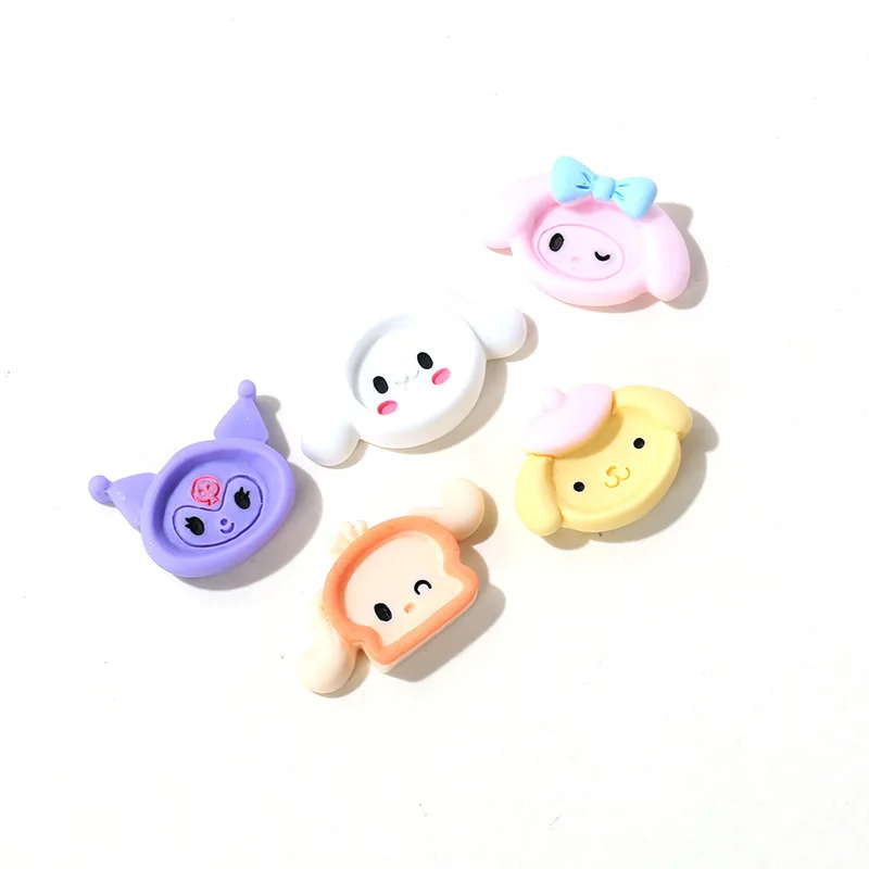 

Kawaii Sanrio Смола DIY Sanrioed милый Kt кот мультфильм чехол для телефона холодильник магнитный Ноутбук чашка воды украшение Kuromi детские игрушки пода...