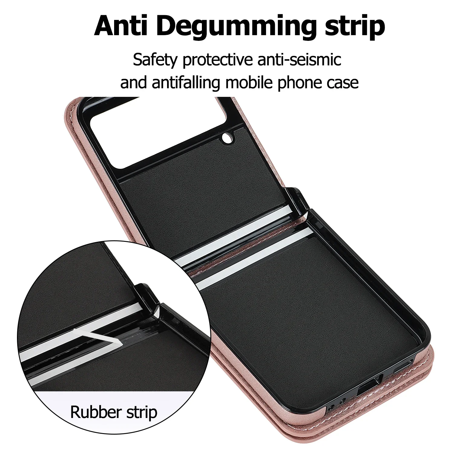 Кошелек на молнии кошелек чехол-книжка через плечо для Samsung Z Flip 5 4 Flip3 ремешок шею