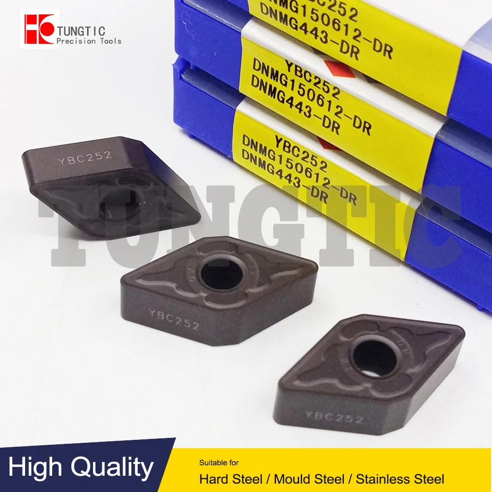 Фрезы для токарной обработки DNMG 150612 YBC252 YBC251