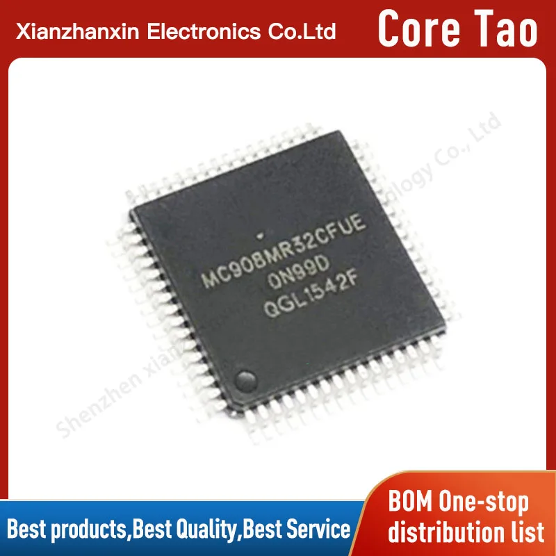 Микроконтроллер MC68HC908MR32CFU QFP64 MC908MR32CFUE с одним чипом, 1 шт./партия