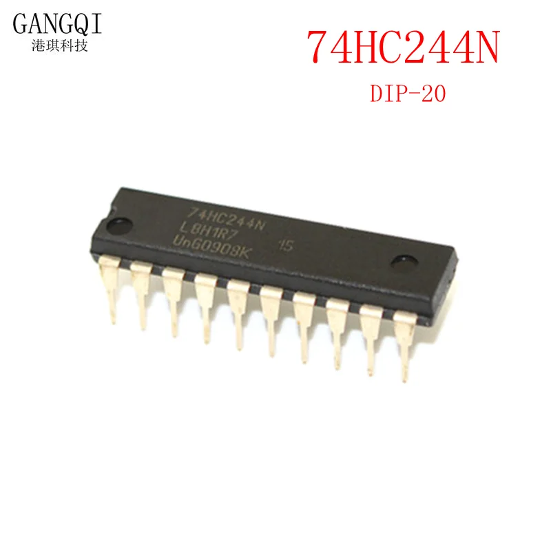 10 шт./лот SN74HC244N DIP20 SN74HC244 DIP 74HC244N 74HC244 Новый и оригинальный IC | Электронные