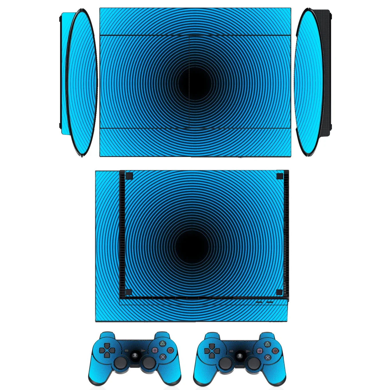 Виниловая наклейка для Sony PS3 Super Slim и 2 наклейки на контроллер