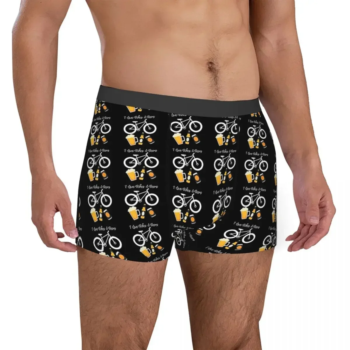 Мужские трусы-боксеры I Love дышащие трусы для горного велосипеда велосипедное